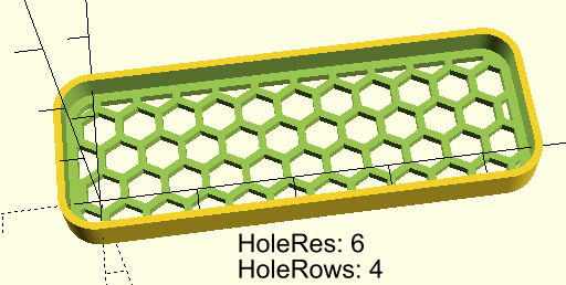 HoleRes 6, HoleRows 4 - Default